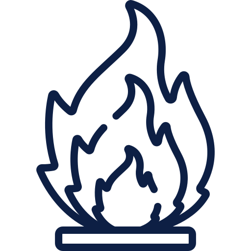 fire icon for inflammation