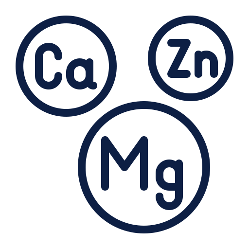 nutrients calcium, zinc, & magnesium